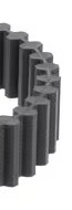 Dobbelt tandrem, DS8M profil, 20mm x 1600mm